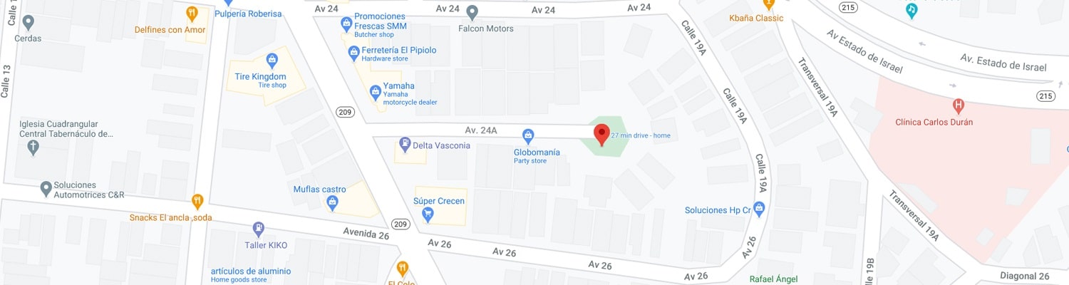 google-map google map Costa Rica Law Firm Real Estate